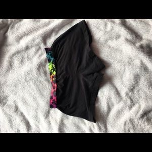 Girls black dance shorts